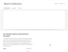 Tablet Screenshot of miamicollectionpr.com